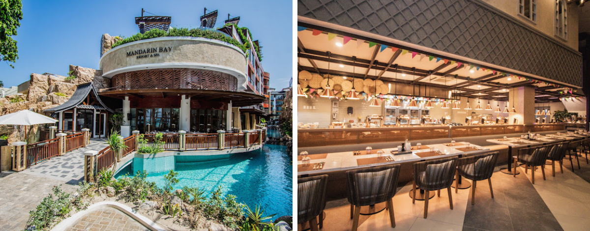 享受酒店設施→I LOVE BBQ燒烤豬肋排→高空拖曳傘→風帆船→酒店稍做休息→文華灣自助晚餐(含酒水暢飲)